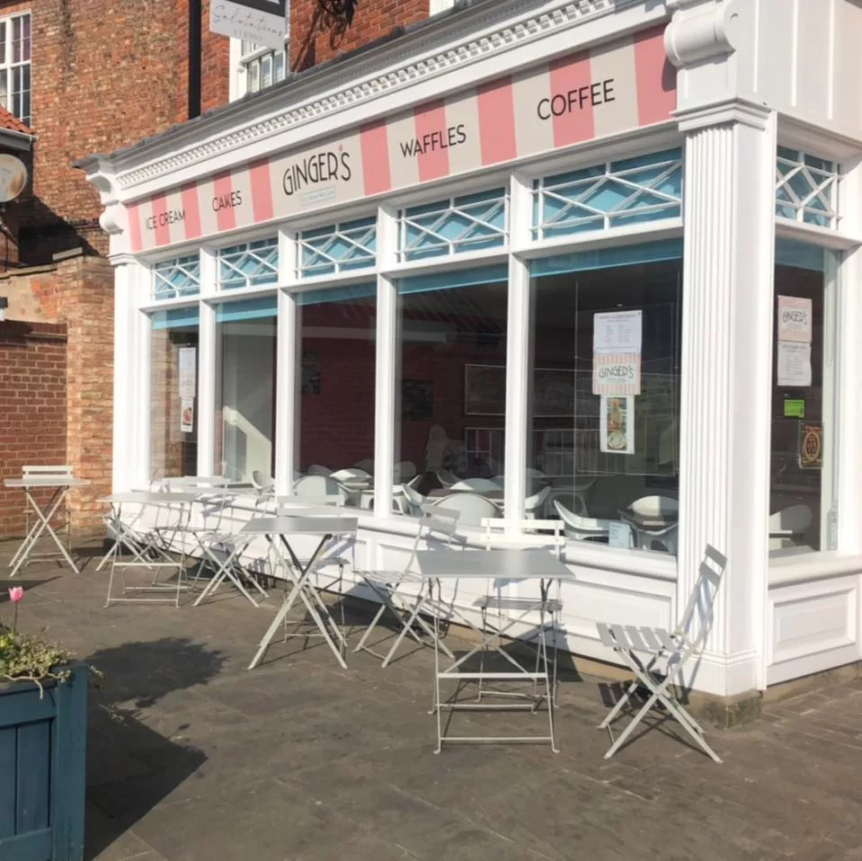 Ginger's ice cream parlour shopfront